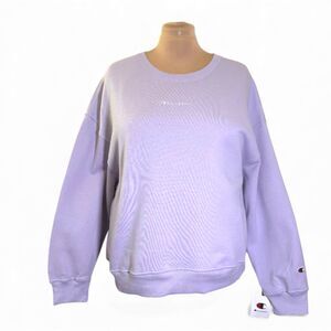 CHAMPION Powerblend Fleece Sweatshirt Morning Dew Purple, NWT! Size 2XL